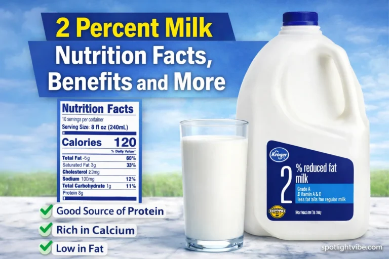 2 percent milk nutrition facts