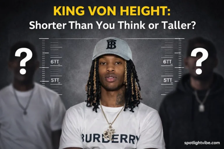king von height